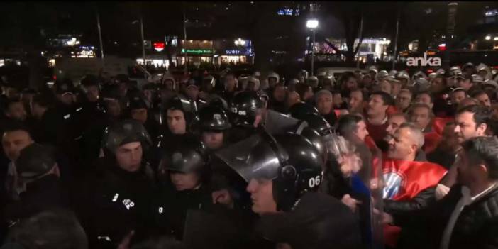 Eğitimcilerin yürüyüşüne polis engeli!