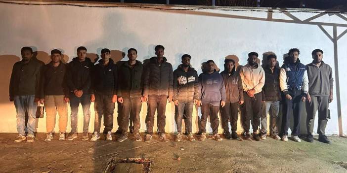 Yunanistan'a geçmek isteyen kaçak göçmenler yakalandı