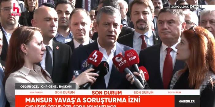 Son Dakika | Özgür Özel'den Mansur Yavaş'a soruşturma iznine tepki! "İtibar suikastı"