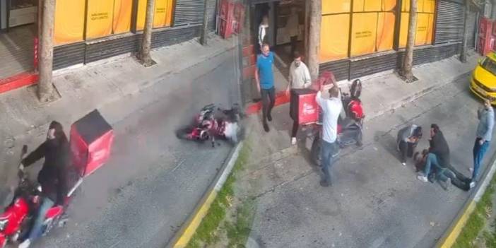 Avcılar’da motosiklet yola savruldu: 2 yaralı