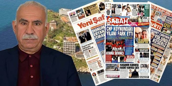 İktidar medyası İmralı Adası'na gidildiğini de manşetlerine taşımadı