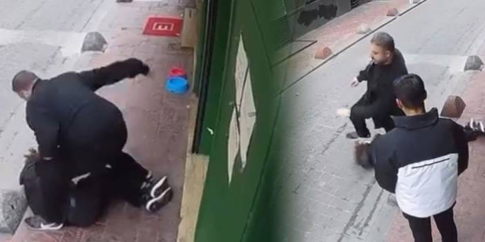 Beyoğlu'nda kendisine küfür eden adamı defalarca yumruklayıp tekmeledi: 'Adam dövdüm' diyerek teslim oldu!