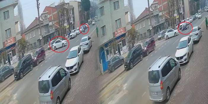 Otomobile çarpmamak için ani fren yaptı: Kazadan kurtulamadı