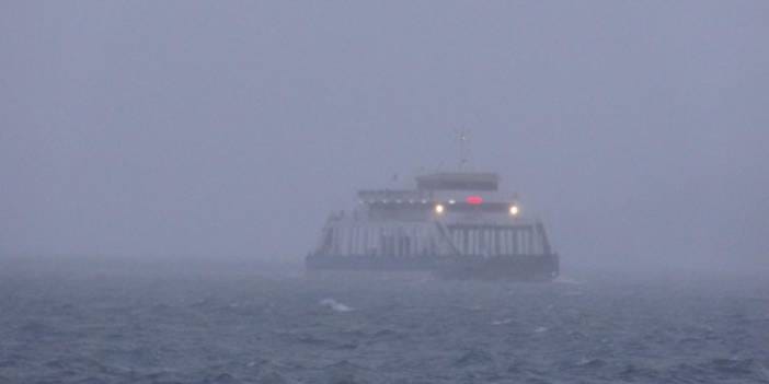 Güney Marmara'da feribot seferlerine hava engeli