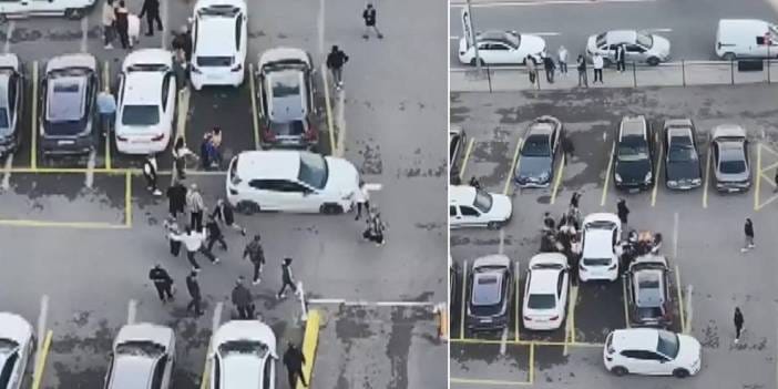 Adliye önü savaş alanına döndü! O anlar kamerada