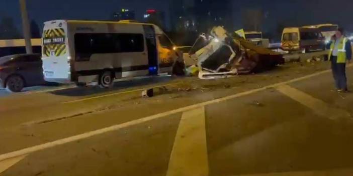 TEM'de zincirleme kaza! Kilometrelerce trafik oluştu