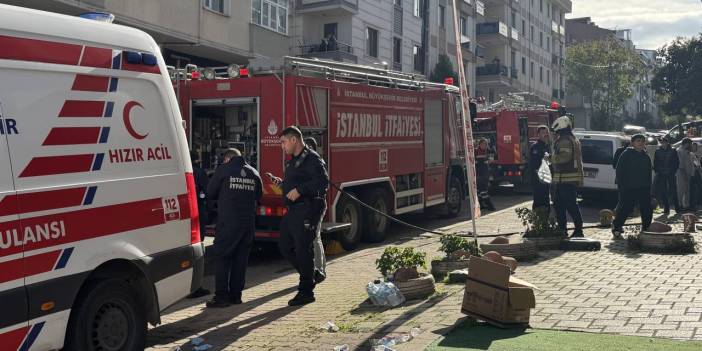 Sancaktepe'de yangın! Anne ve çocuğu hastaneye kaldırıldı