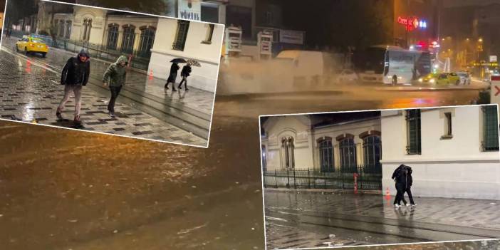 Meteoroloji ve Valilik uyarmıştı: İstanbul'da şiddetli yağış etkili oldu!