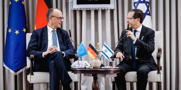 Almanya Başbakanı Merz İsrail'de