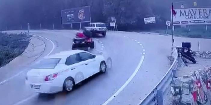 Yağış sonrası kayganlaşan Uludağ yolunda kaza üstüne kaza