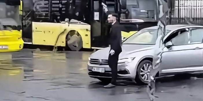 İstanbul'un göbeğinde skandal anlar! Silahlı maganda dehşet saçtı