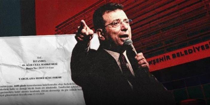 İmamoğlu hakkındaki karar 4600 gün sonra verilecekmiş!