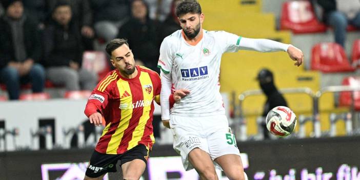 Kayseri'de maç başladığı gibi bitti