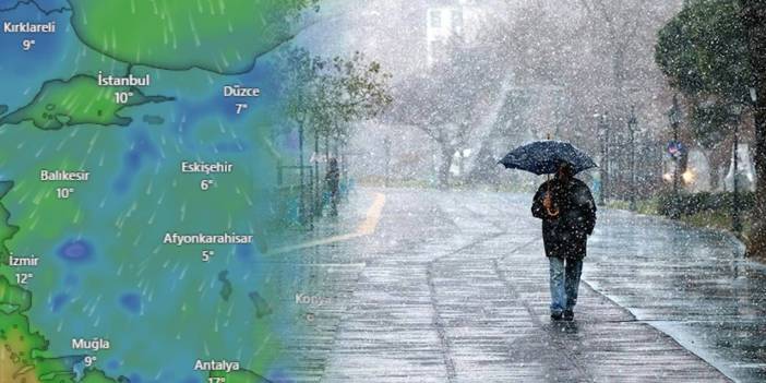 Meteoroloji'den pazar raporu: Kar ve sağanak uyarısı yapıldı