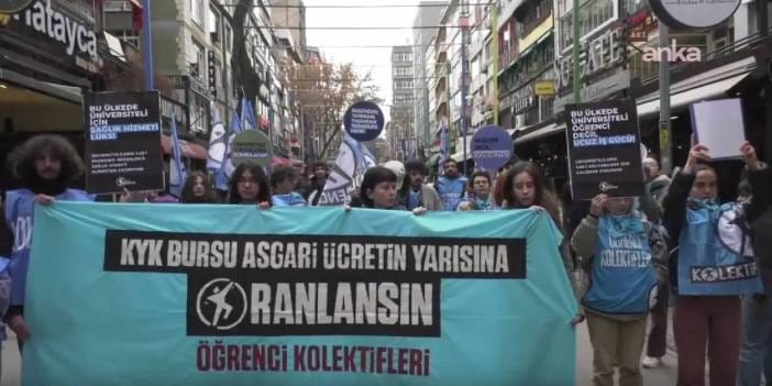 KYK zammı için Meclis'e yürümek isteyen öğrencilere müdahale: 10 öğrenci gözaltına alındı