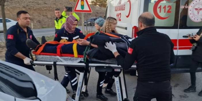 Kırıkkale'de üç işçi servisi çarpıştı: 10 yaralı