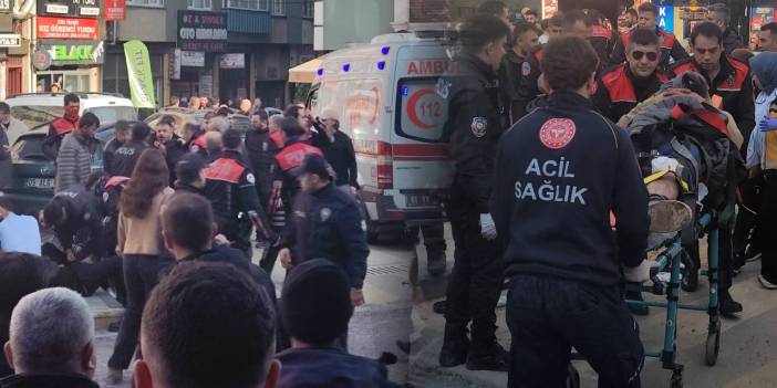 Trabzon’da iki aile birbirine girdi! Tekme tokatlı kavgada 1’i ağır 8 yaralı