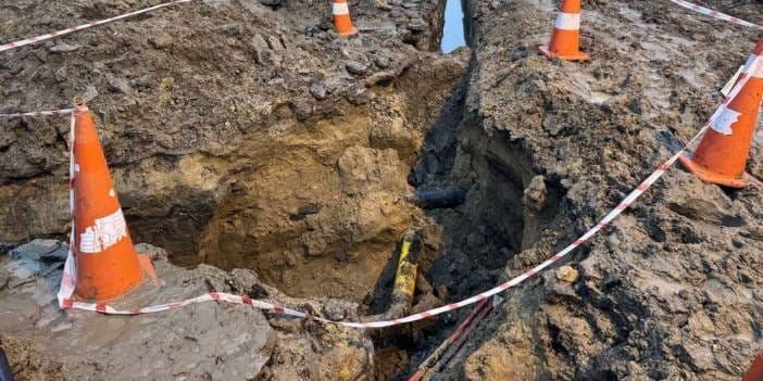 Doğal gaz çalışması sırasında toprak kaydı! 3 işçi yaralandı