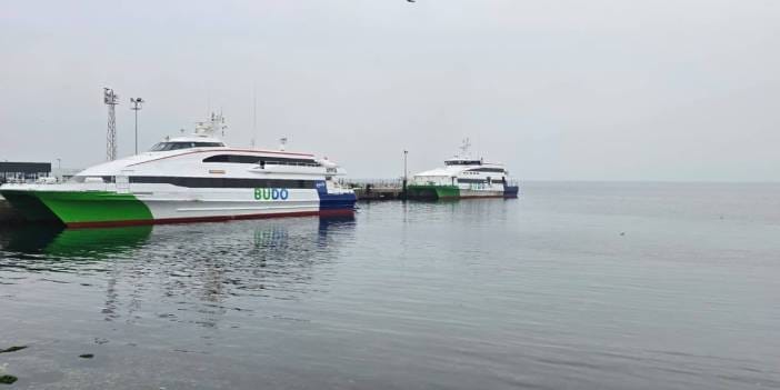 BUDO seferlerine hava engeli: 8 vapur iptal