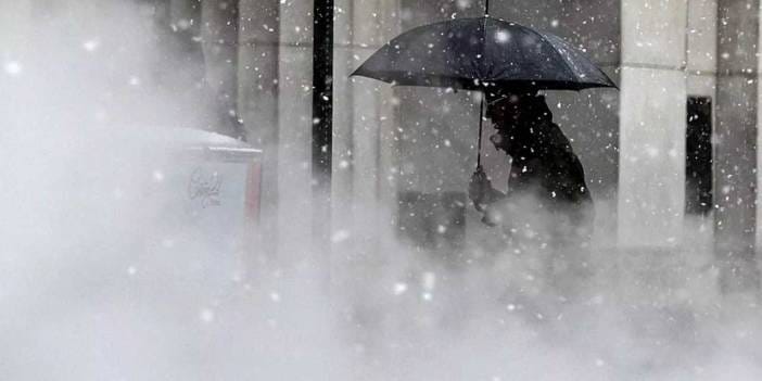 Kar karayele bindi! Meteoroloji olacakları saat saat açıkladı