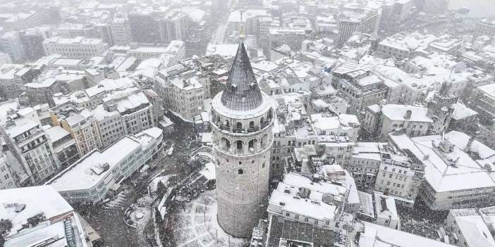 İzlanda soğukları İstanbul'a kar getiriyor