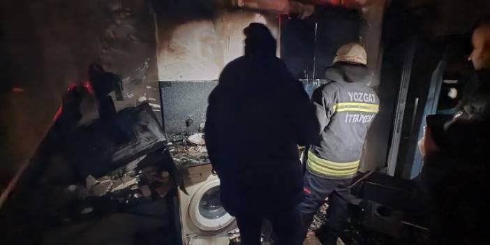 Yozgat'ta evin mutfağında patlama ve yangın: 1 yaralı