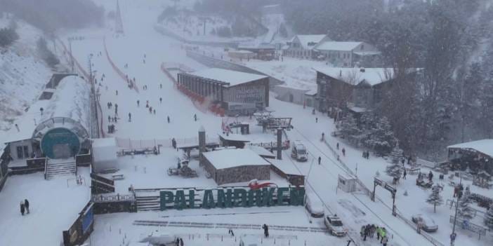 Kış turizminin başkentinde kar kalınlığı 70 cm oldu