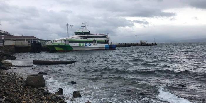 BUDO seferlerine fırtına engeli!
