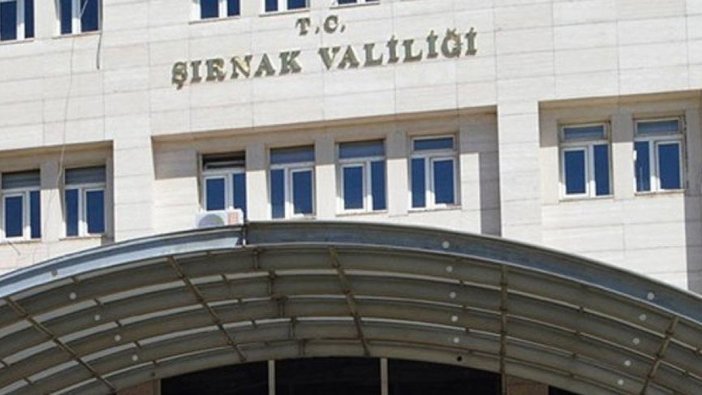 Valilikten açıklama: Şırnak'ta eylem ve etkinlik yasağı