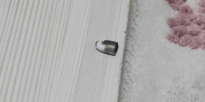 Aydın’da yorgun mermi dehşeti: Yatak odasına düştü