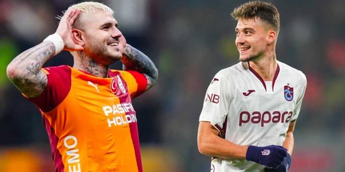 Galatasaray Trabzonspor maçının ilk 11'leri belli oldu