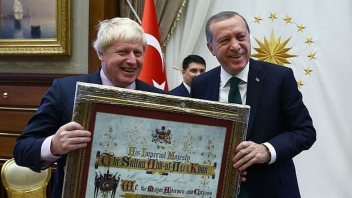 Erdoğan, Boris Johnson ile görüştü