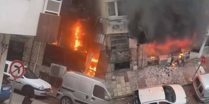 Manisa’da yangın paniği! Alevler 2. kata kadar ulaştı