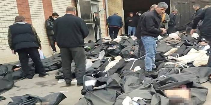 İran'da dehşete düşüren görüntüler! Ceset torbaları hastane önüne bırakıldı