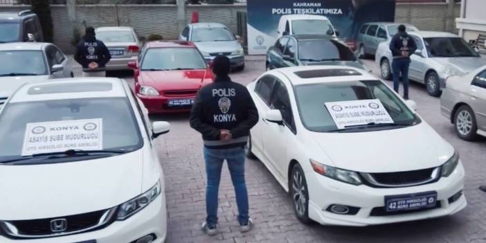 Konya'da dev "change araç" operasyonu: 223 kişi hakkında adli işlem
