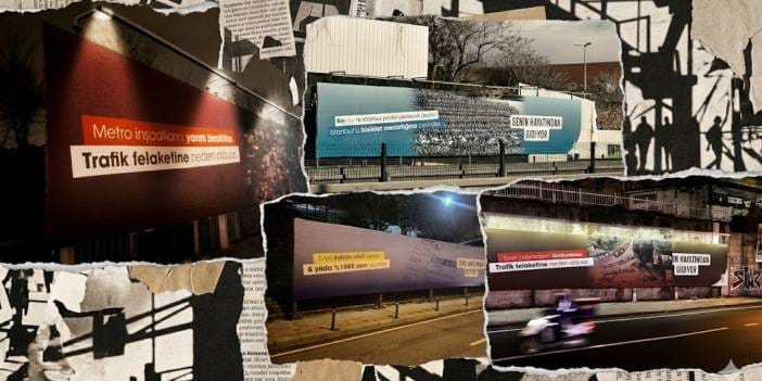 Siyasette yeni seviye: İstanbul sokaklarını İBB karşıtı afişlerle donattılar