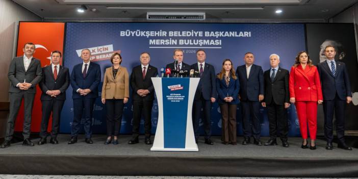 CHP'li başkanlardan ortak açıklama: Hukuksuzluklara karşı 'ortak duruş' mesajı