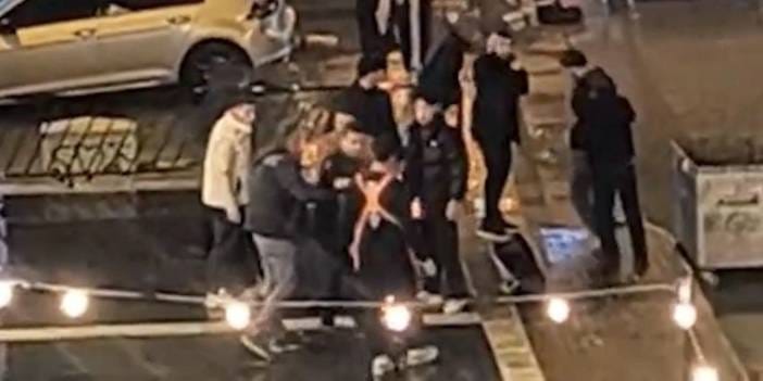 Lokanta çalışanları müşterilerle kavga etti