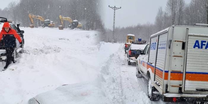 Yalova’da kar esareti! 5 kişi yaylada mahsur kaldı