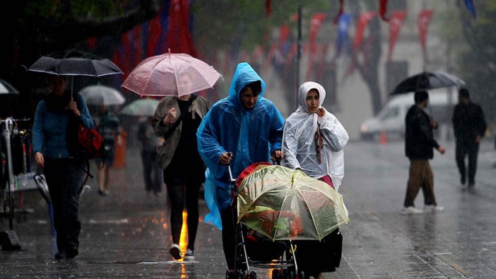 İstanbul ve 30 il için sağanak yağış uyarısı