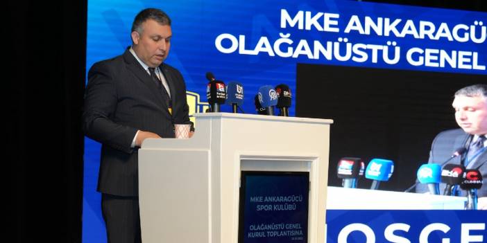 MKE Ankaragücü'nde başkan seçildi: Genel kurulda Süper Lig sözü verildi