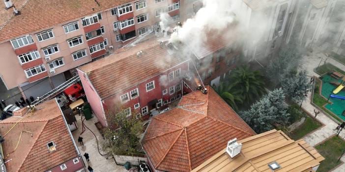 Fatih'te korkutan yangın: 1 itfaiyeci yaralandı