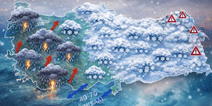 Meteoroloji uyarıları peş peşe dizdi: 23 il için kuvvetli kar yağışını açıkladı