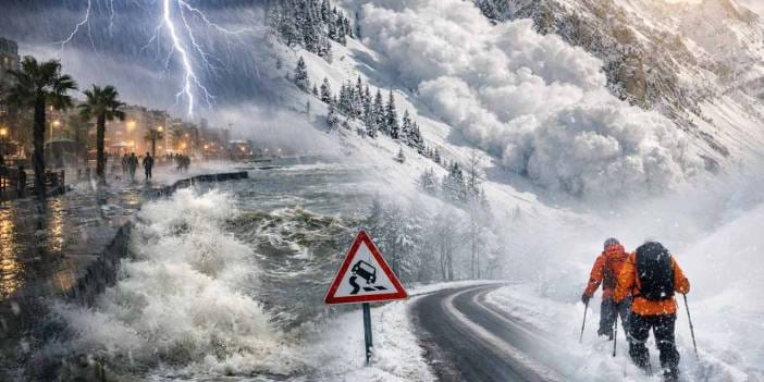 Meteoroloji tek tek saydı: Kuvvetli yağış, kar ve çığ tehlikesine karşı uyardı