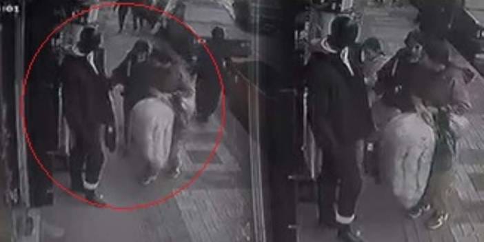 Dükkanın önündeki kıyafetleri çaldılar! O anlar kamerada