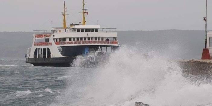 Bozcaada seferlerine hava engeli