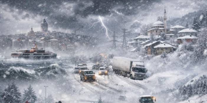 Ufuktaki lapa lapa kar adım adım yaklaştı! Meteoroloji 12 ili kar, fırtına ve yağmura karşı uyardı
