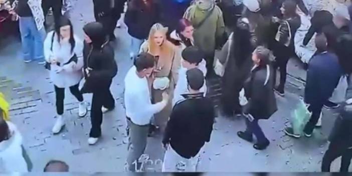 İstanbul'un göbeğinde Çinli turiste hanutçu saldırısı