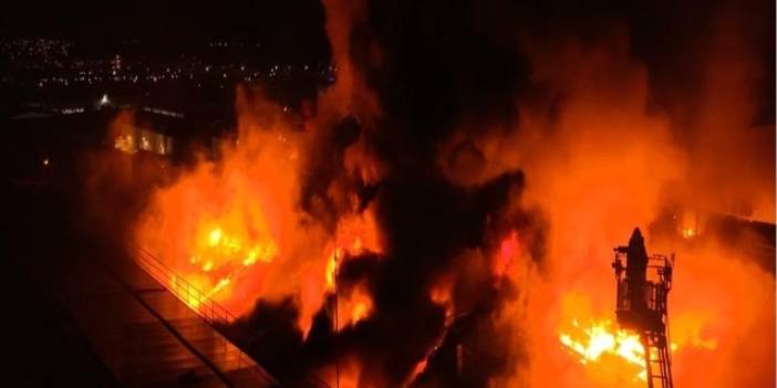 Bursa'daki fabrika yangını kontrol altına alındı