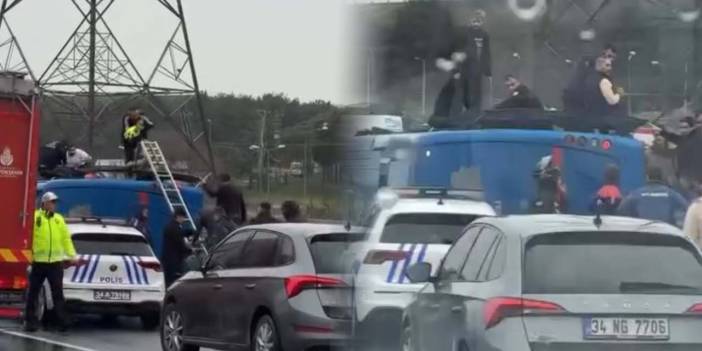 Son dakika | Kemerburgaz'da cezaevi nakil aracı devrildi! 19 yaralı